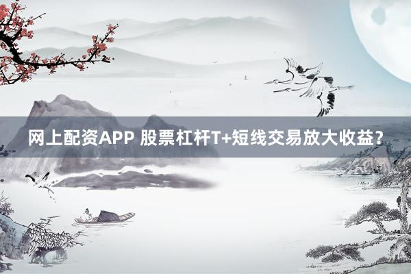 网上配资APP 股票杠杆T+短线交易放大收益?