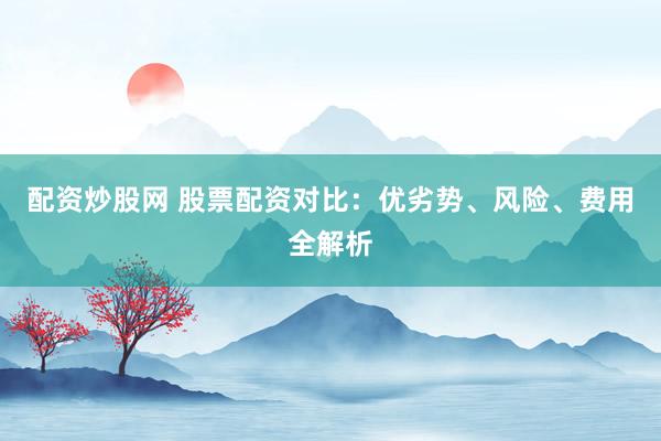 配资炒股网 股票配资对比：优劣势、风险、费用全解析