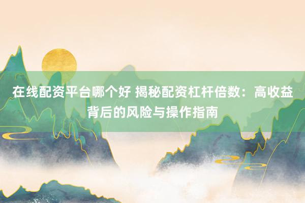 在线配资平台哪个好 揭秘配资杠杆倍数：高收益背后的风险与操作指南