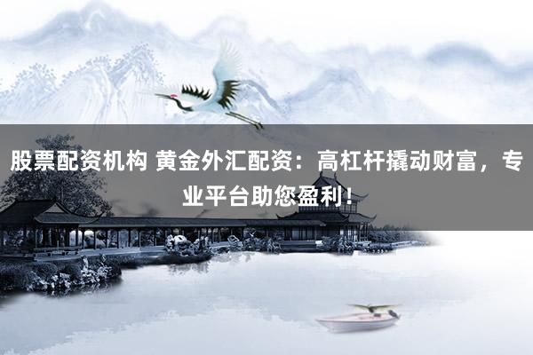股票配资机构 黄金外汇配资：高杠杆撬动财富，专业平台助您盈利！